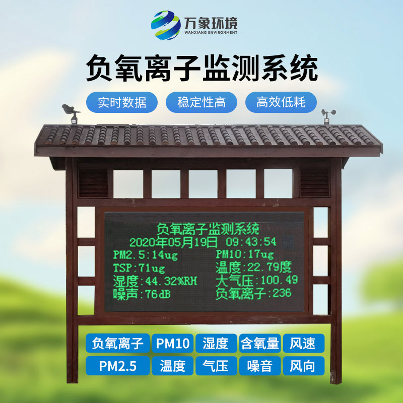 呼吸之間，盡享自然——景區(qū)負氧離子監(jiān)測系統(tǒng)解析