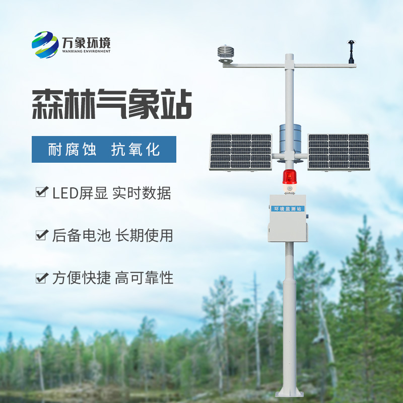 森林氣象火險監測站，炎炎夏日中的森林氣象監測設備